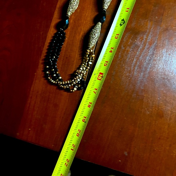 Beautiful designer multi media necklace. Gently used - Picture 4 of 6